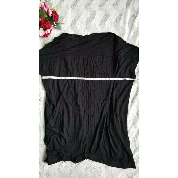 ✨️CL Preston & York Rich Black Open Cardigan Front Pockets NWT Size XL - Picture 8 of 8